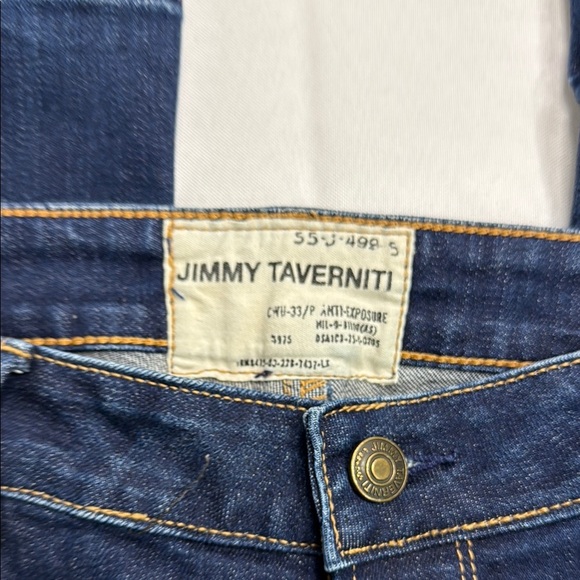 Jimmy Taverniti Blue Boot Cut Jeans with Classic Flare - Picture 3 of 7